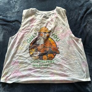 Tie die shirt super soft and light, sleeveless